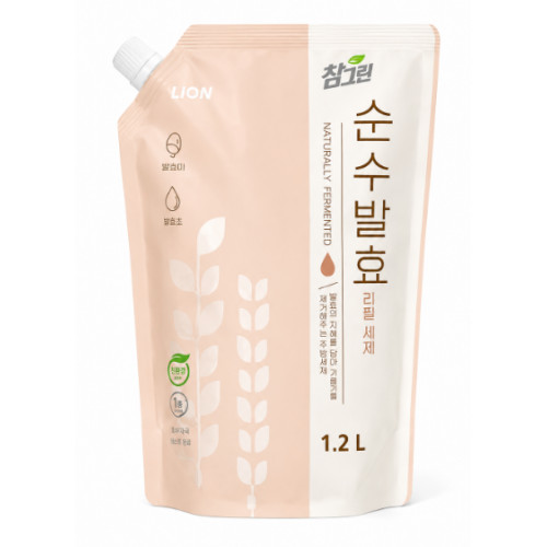 Засіб для миття посуду Lion Chamgreen Pure Fermentation Grain, запаска, 1,2 л